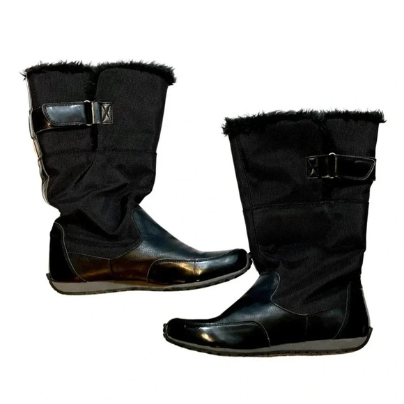 Timberland Winter Black Fur Lined Boots - Picture 2 of 4